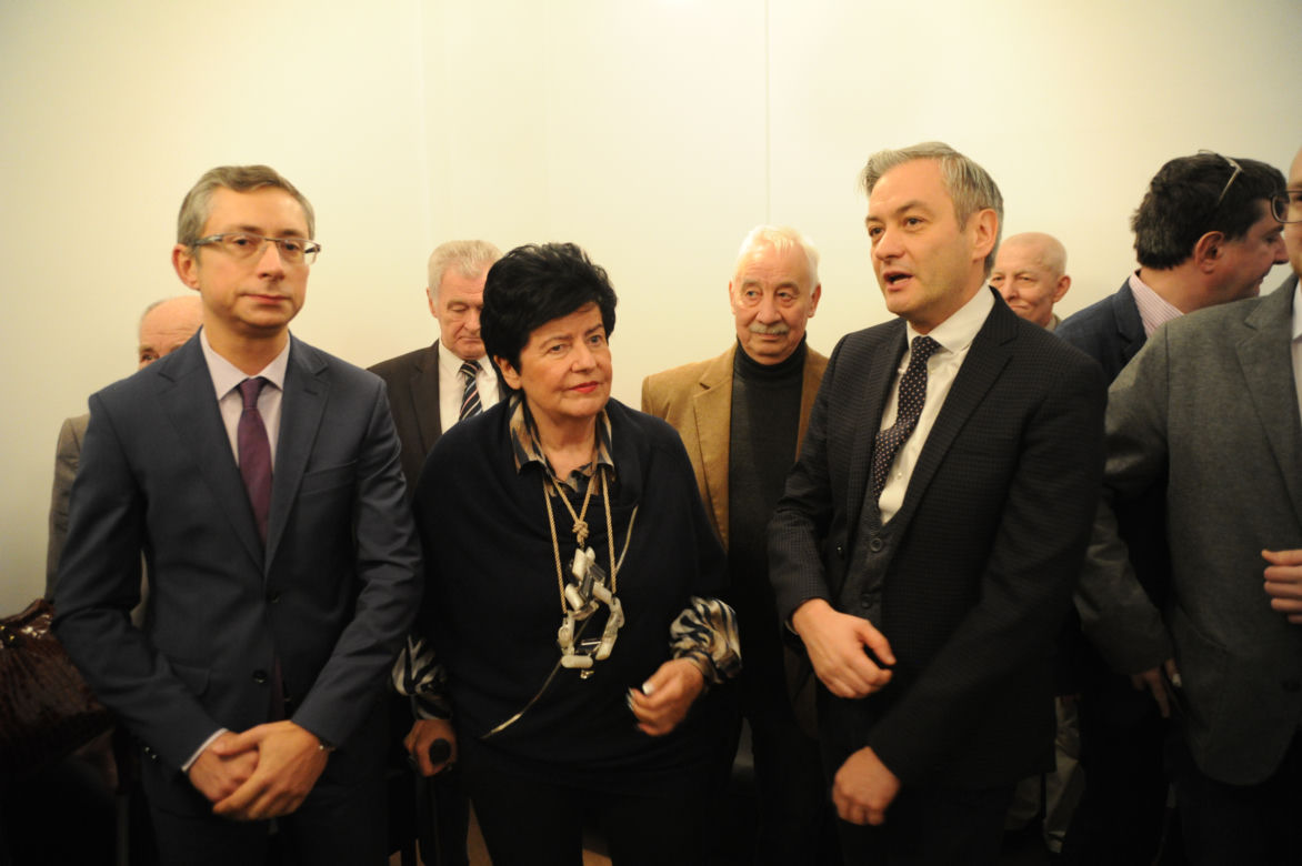 Otwarcie biura poselskiego Roberta Biedronia, Joanny Senyszyn i Marka Rutki w Słupsku