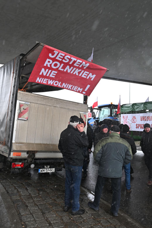 Mińsk Mazowiecki. Ogólnopolski protest rolników