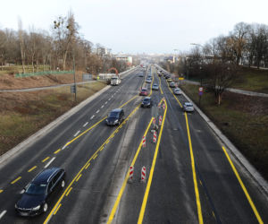 Trasa Łazienkowska zamknięta. Rozpoczął się wielki remont
