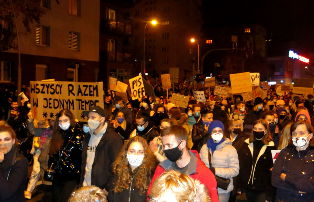 Strajk kobiet w Białymstoku, 30 października.