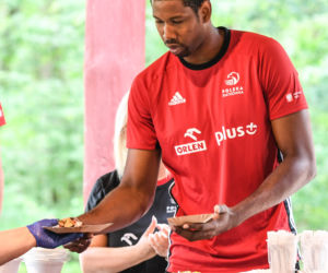 Wilfredo Leon na zgrupowaniu siatkarzy w Spale
