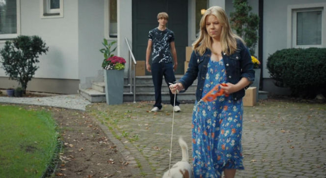 M jak miłość odc. 1901. Lenka (Olga Cybińska), Hubert (Leon Hausner)