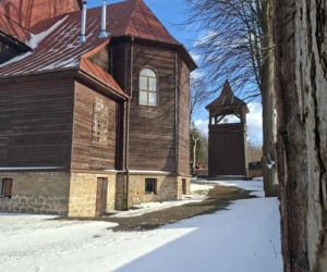 Parszów. Drewniany kościół pw. Zesłania Ducha Świętego