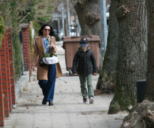 Marta Kaczyńska ze święconką