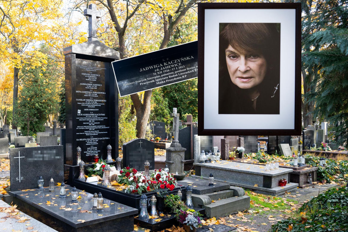 Jadwiga Kaczyńska. Grób