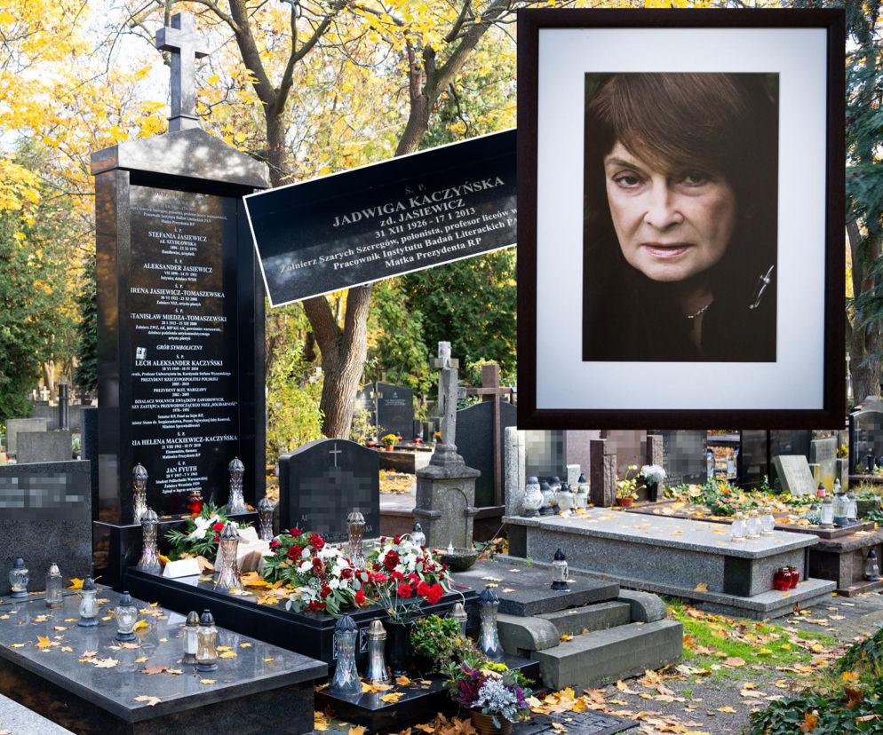 Jadwiga Kaczyńska. Grób