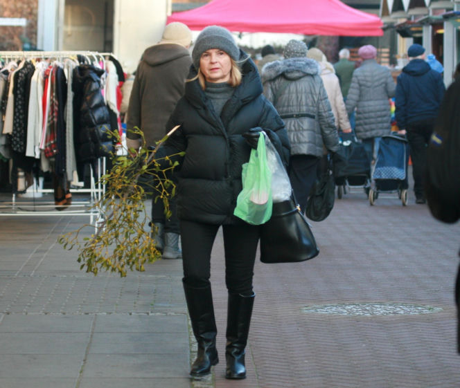 Małgorzata Tusk na przedświątecznych zakupach
