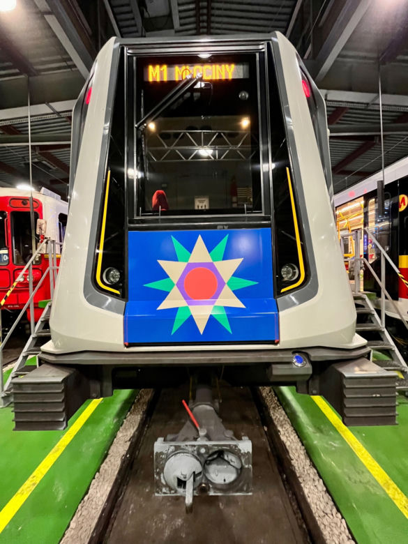 Świąteczne metro w Warszawie