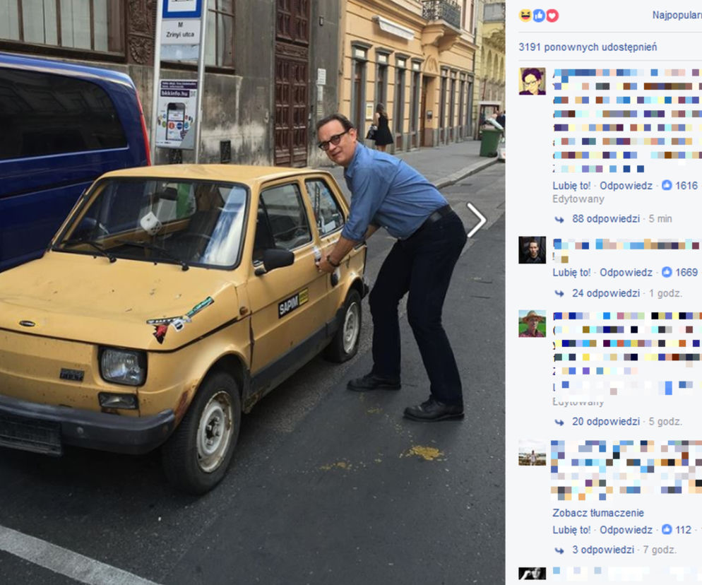 Tom Hanks, Fiat 126p