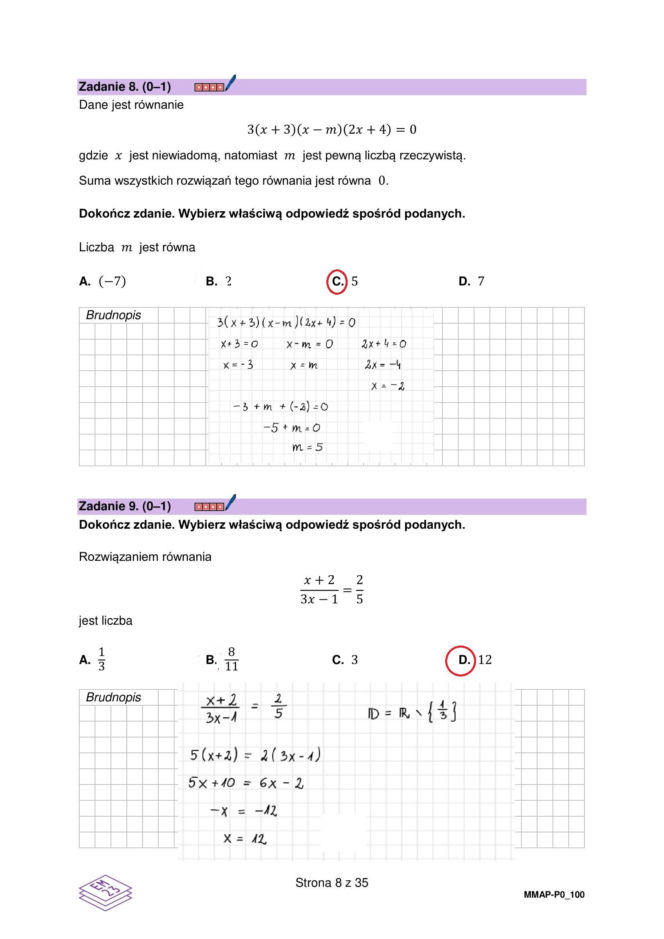 Matura 2026 z matematyki: odpowiedzi do wszystkich zadań z arkusza CKE 5.05.2026