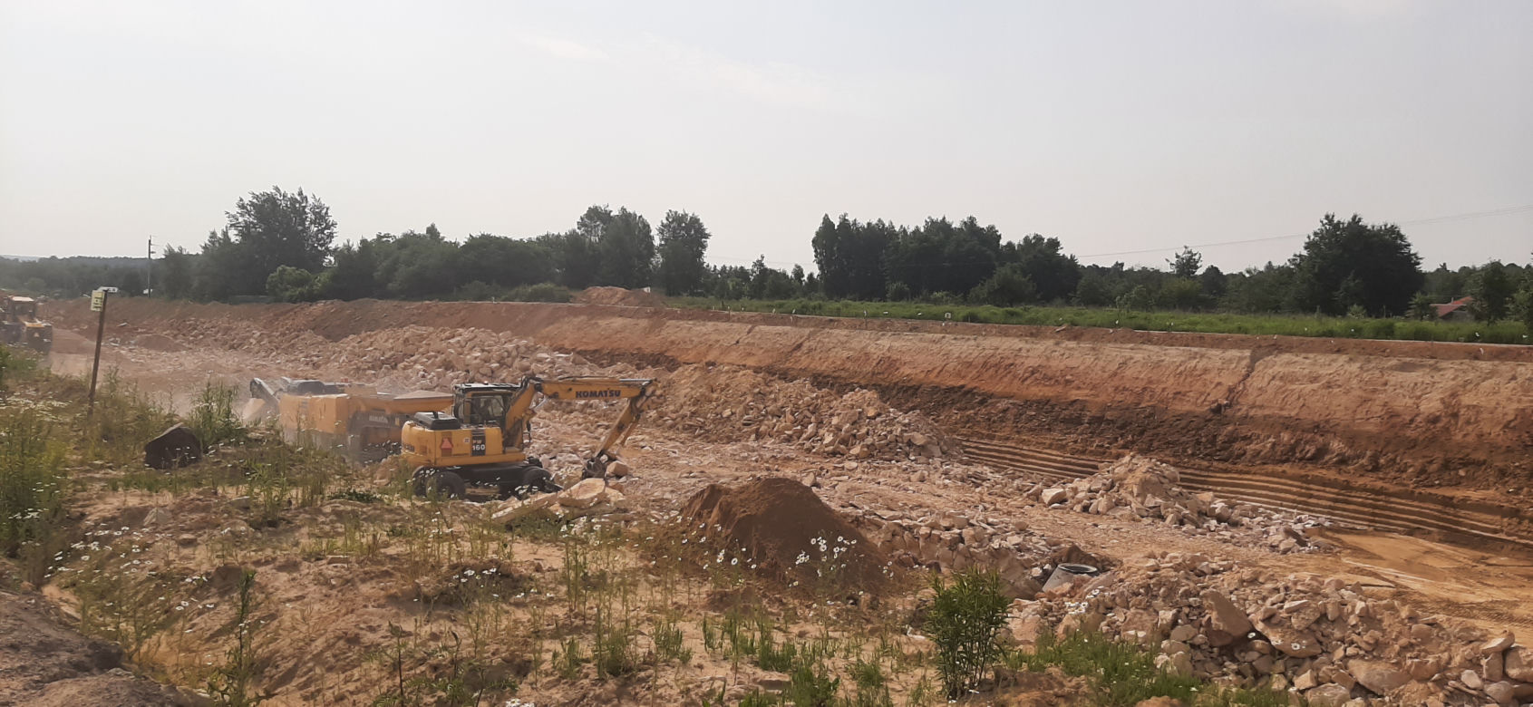 Budowa obwodnicy Wąchocka zgodnie z planem: Lipiec 2023