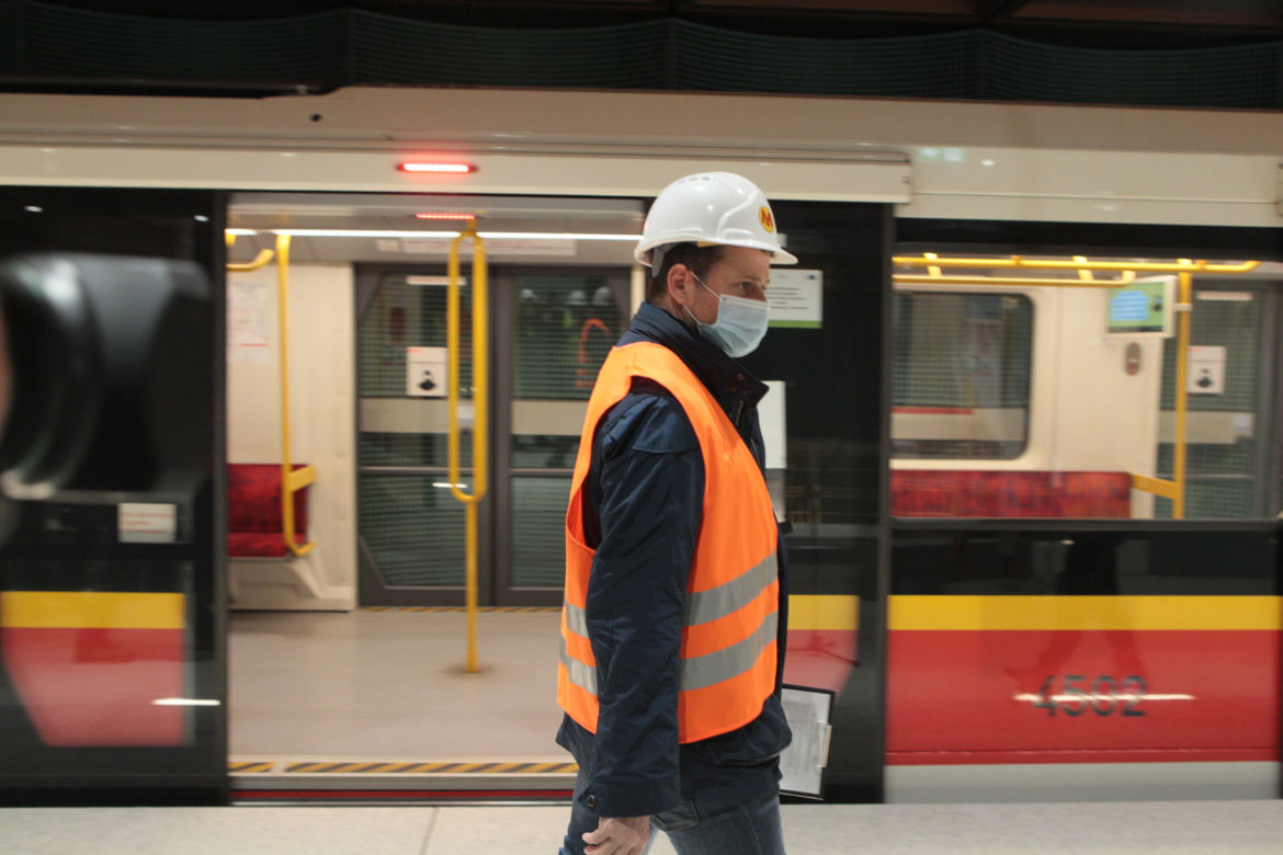 Pierwszy pociąg metra wjechał na Bemowo