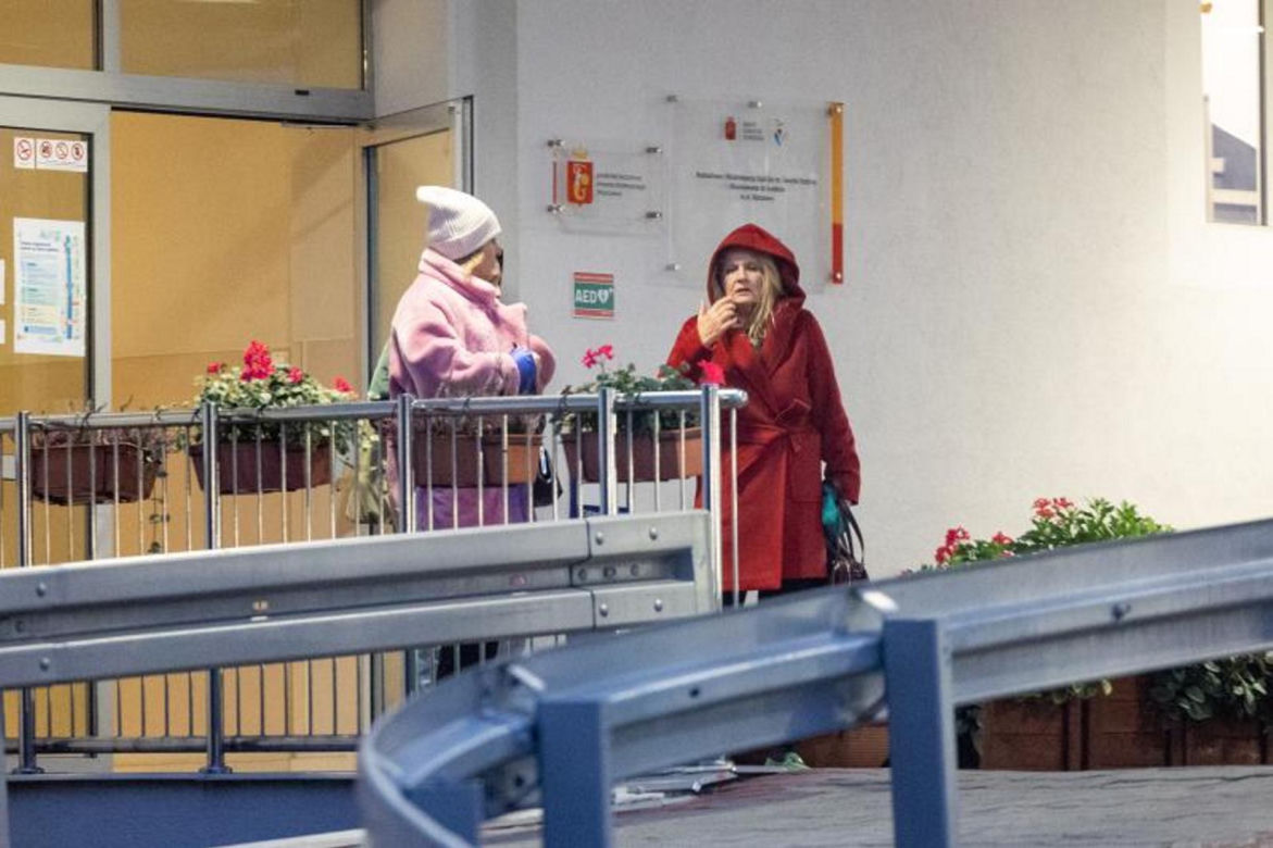Grażyna Szapołowska w  szpitalu