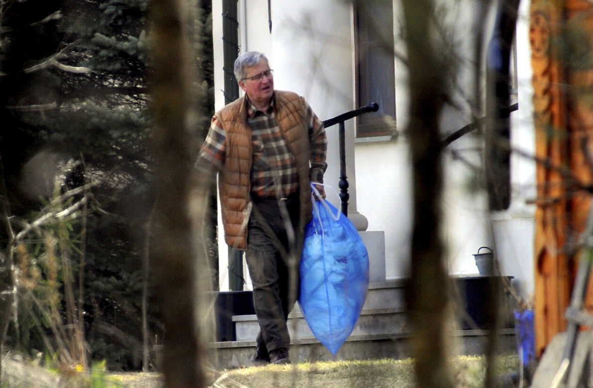 Bronisław Komorowski z małżonką. Ogrodnicze święta prezydenta