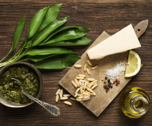 Pesto z czosnku niedźwiedziego