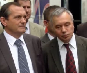 Ranczo 9 sezon. Magister aptekarz Ryszard Polakowski (Leon Charewicz), Wezół (Wojciech Wysocki)