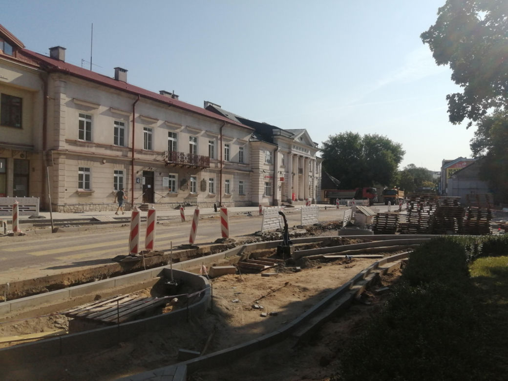 Remont ul. Piłsudskiego w Siedlcach, natrafiono na ciekawe znalezisko
