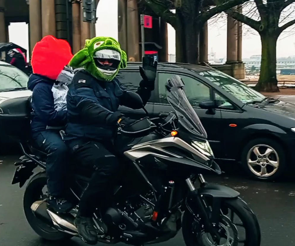 Motomikołaje przejechały ulicami Szczecina