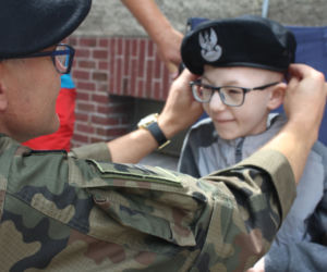 Wzruszająca wizyta u braniewskich czołgistów