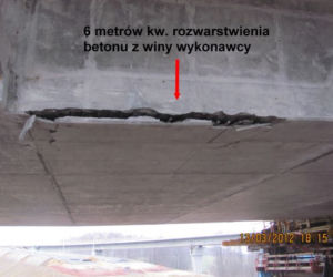 Autostrada A1. Budowa mostu przerwana z winy wykonawcy 