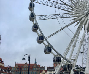 Gdańsk: Koło widokowe już kręci się w nowym miejscu [GALERIA ZDJĘĆ]