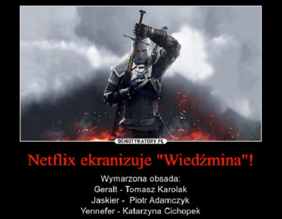 Kto zagra Wiedźmina? Internauci już wybrali [MEMY]