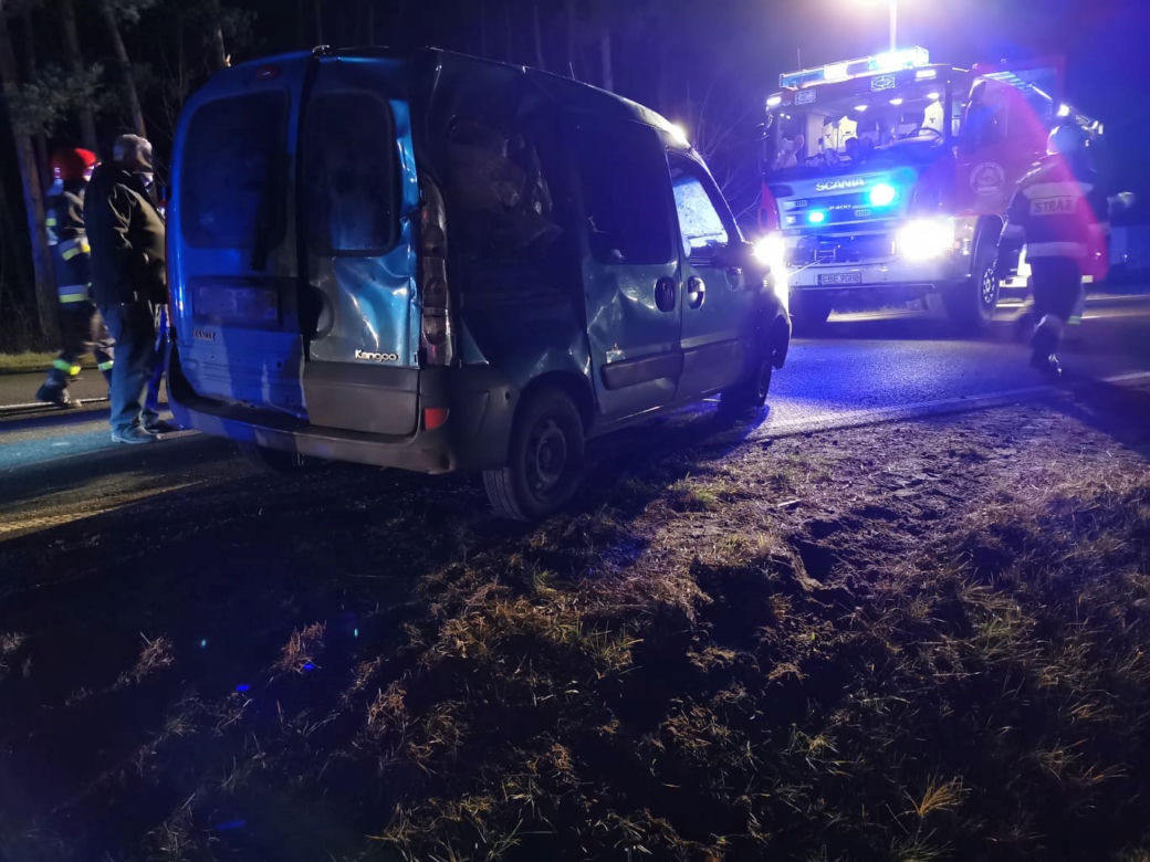 Wypadek w miejscowości Karczmy