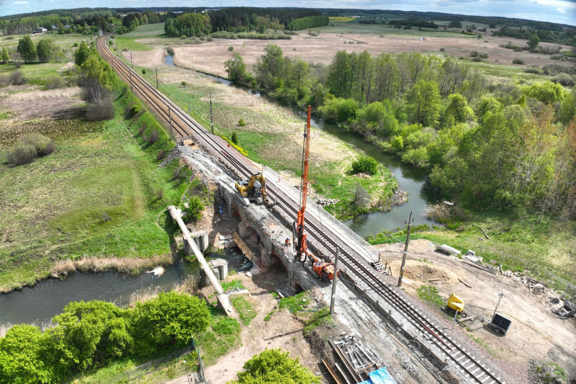 Trwa modernizacja stacji kolejowej na Mazurach. Wkrótce powstanie przejście podziemne