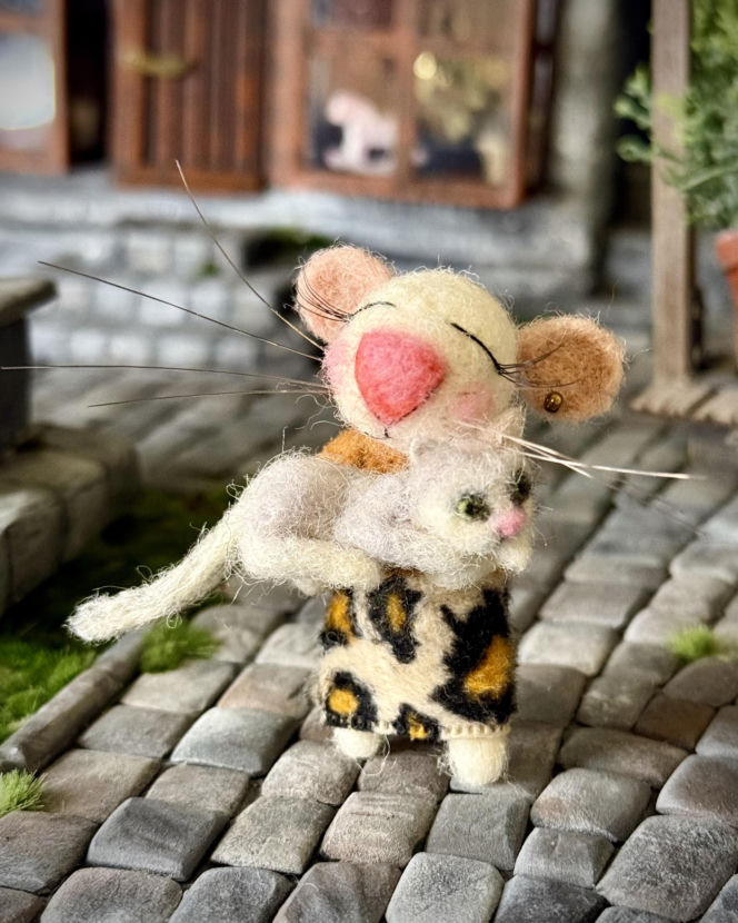 Filcowe myszki Joanny. Marka "Wyszło z norki"