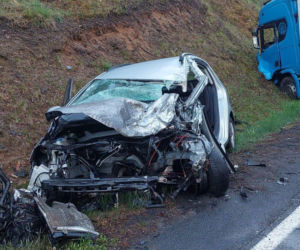 Za kierownicą auta siedział 20-latek, który tuż po zdarzeniu został przetransportowany do szpitala