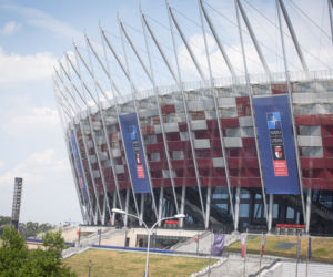 Stadion juz jak twierdza