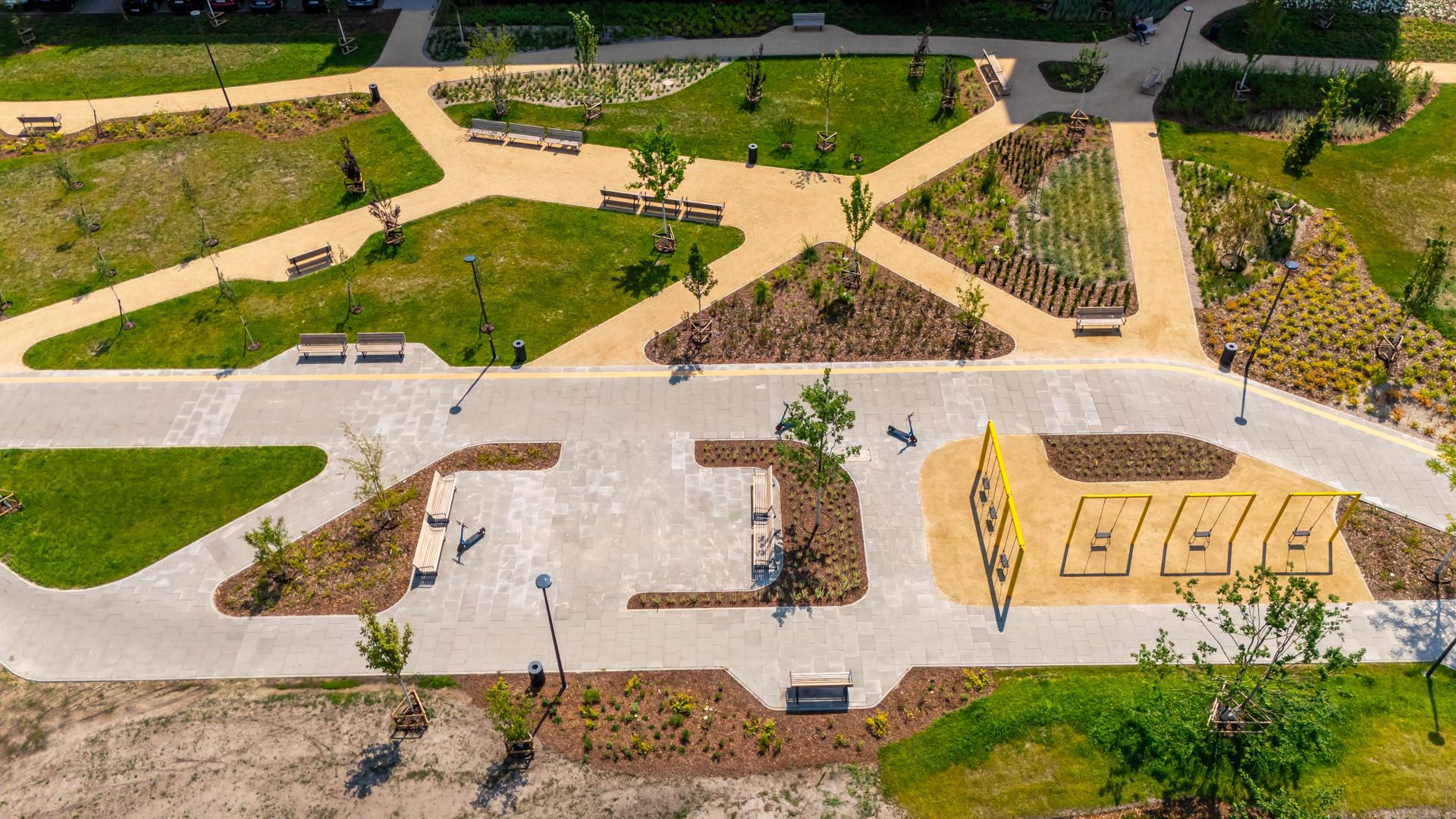 Park nad Południową Obwodnicą Warszawy w Warszawie