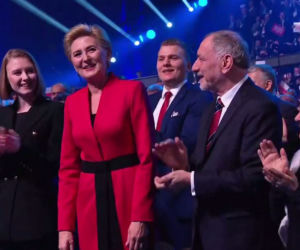 Konwencja Duda2020. Rodzina wspiera Andrzeja Dudę 