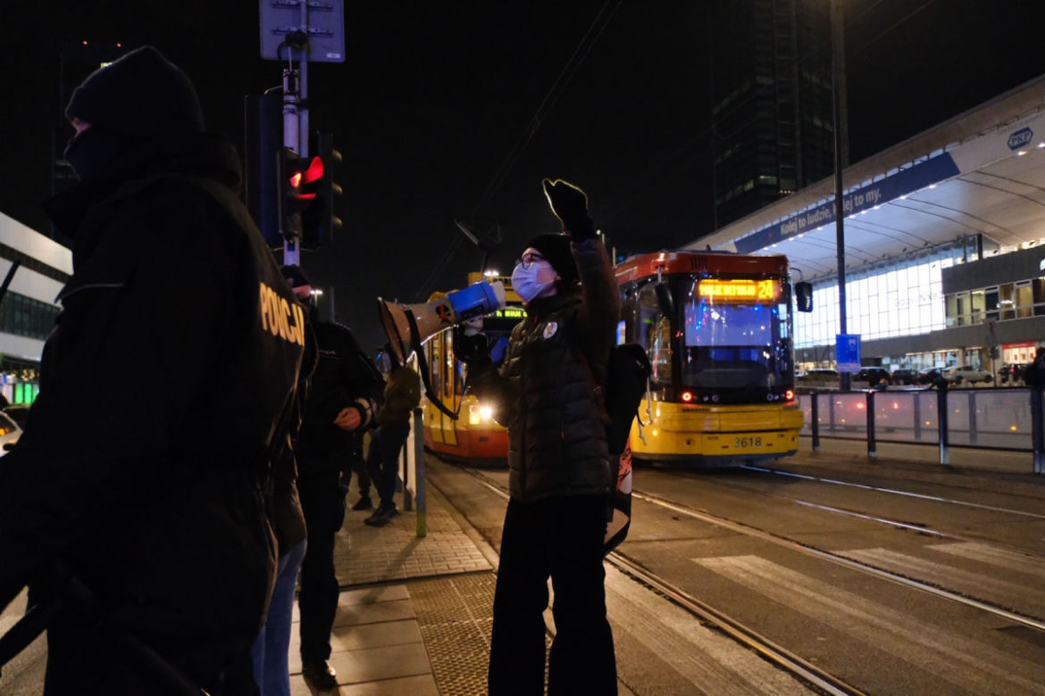 Blokada w oparach absurdu - protest kobiet