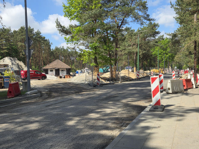 Przebudowa pętli tramwajowej w Lesie Gdańskim w Bydgoszczy. Byliśmy na placu budowy!