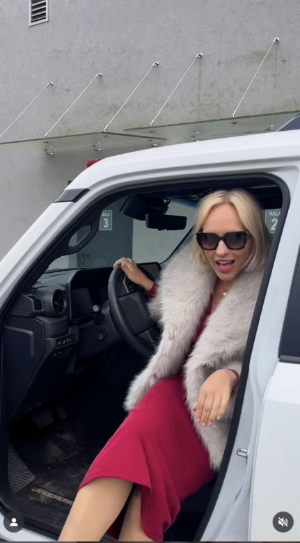 M jak miłość. Dorota (Iwona Rejzner) na planie