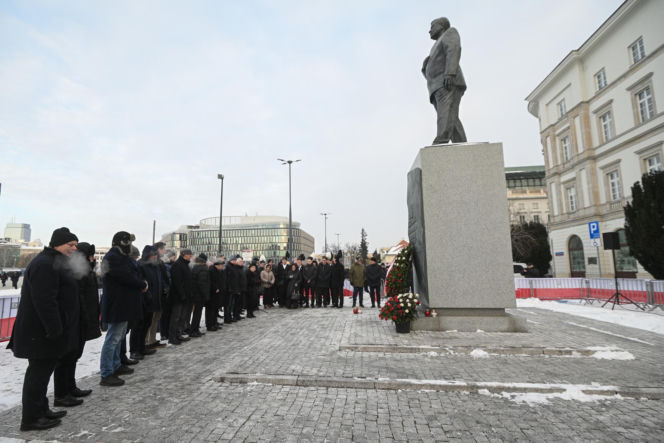 Jarosław Kaczyński na obchodach miesięcznicy smoleńskiej