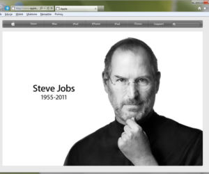 Steve Jobs nie żyje - zmieniony wygląd Apple.com