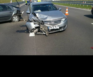 Wypadek na A4 na Podkarpaciu