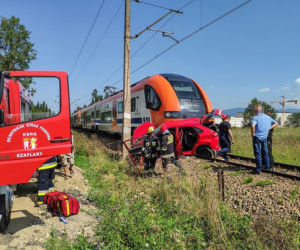 Zatrzymała auto bo oblała egzamin.