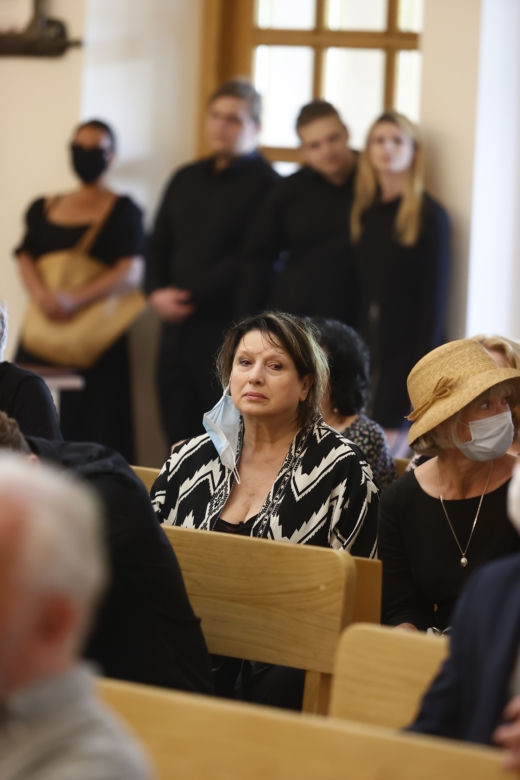 W kosciele wypatrzyliśmy także Marzenę Trybałę