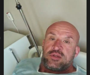 Tomasz Oświeciński (Andrzejek z M jak miłość) na Instagramie w szpitalu po wypadku przed operacją