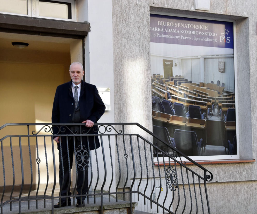 Łomża. ATAK na biuro senatora PiS. To było w samym centrum miasta