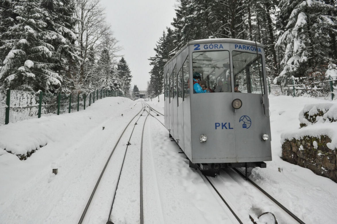 Krynica Zdrój zimą