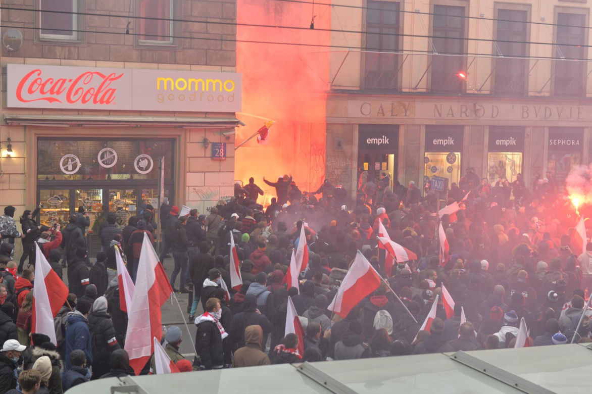 Największe zadymy na Marszu Niepodległości