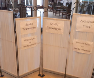 Restauracja zamieniła się w studio telewizyjne