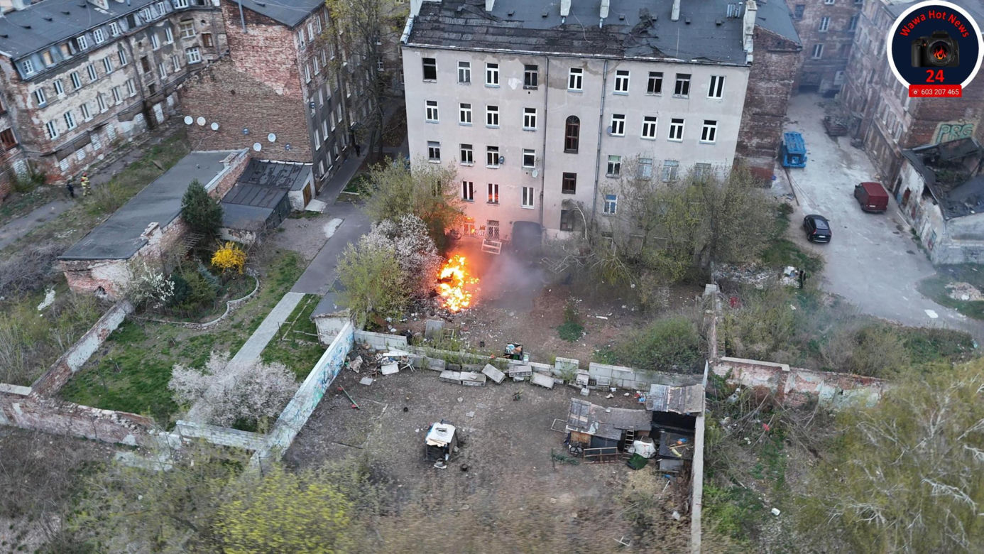 Pożar bazaru Różyckiego. To kolejny raz w ostatnich miesiącach