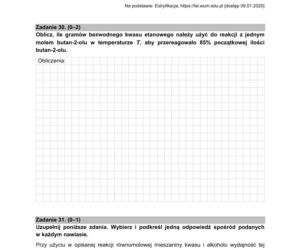 Matura 2021: chemia rozszerzona. Arkusze CKE. Co było na maturze z chemii?