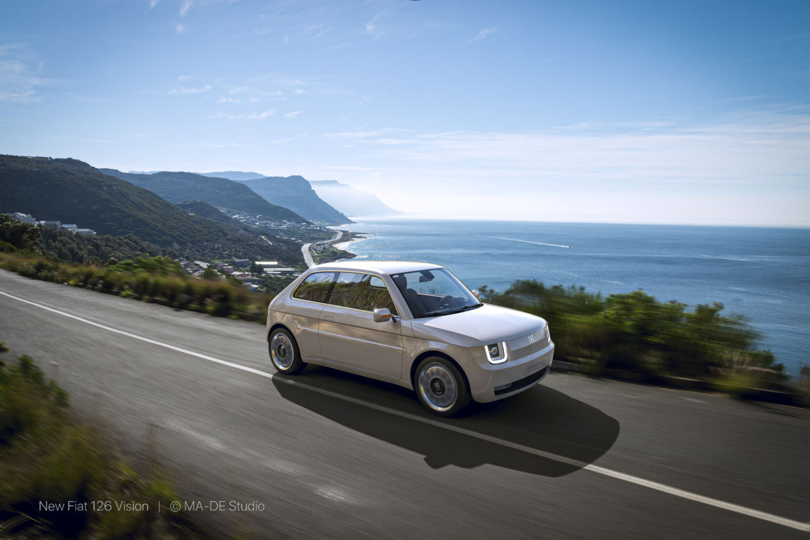 Nowy Fiat 126 - projekt studia MA-DE