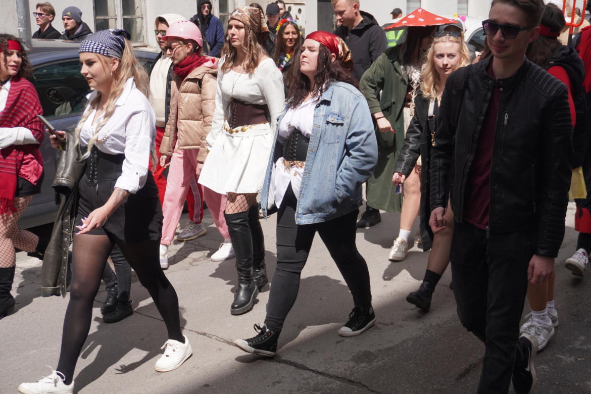 Juwenalia 2025 w Kielcach. Korowód studentów